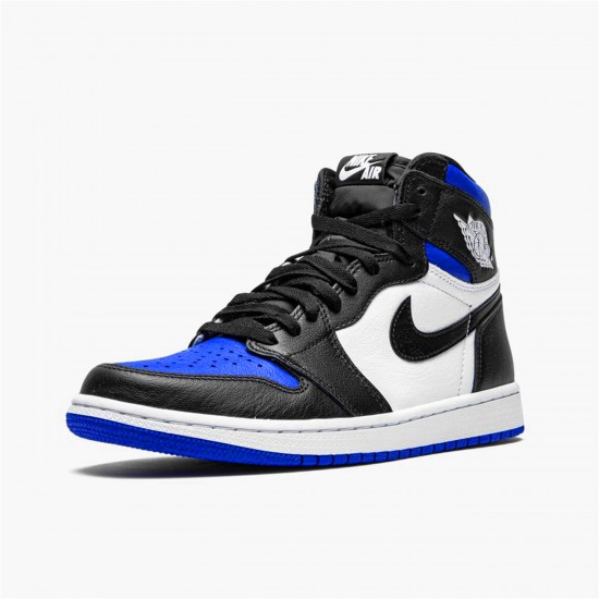 Air Jordan 1 Retro High OG Royal Toe Black White Game Royal Black 555088 041 Shoes