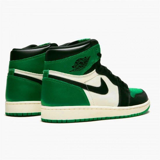Air Jordan 1 Retro High Pine Green AJ1 Shoes 555088 302 Pine GreenBlack Sail