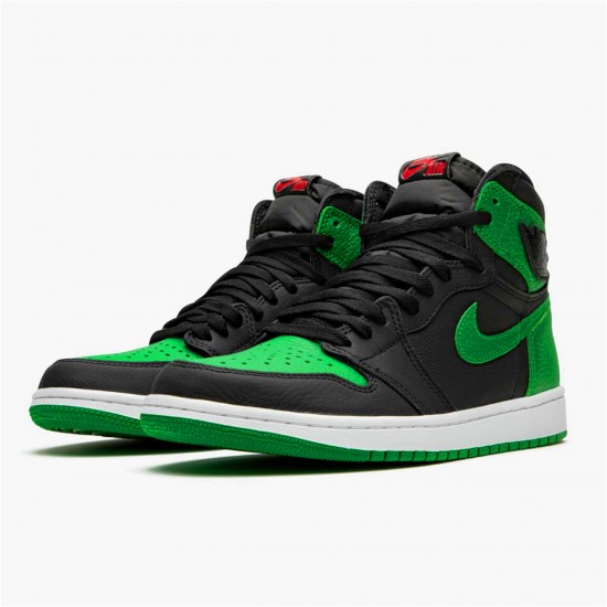 Air Jordan 1 Retro High Pine Green BlackWhite Pine GreenGym Red 555088 030 AJ1 Shoes