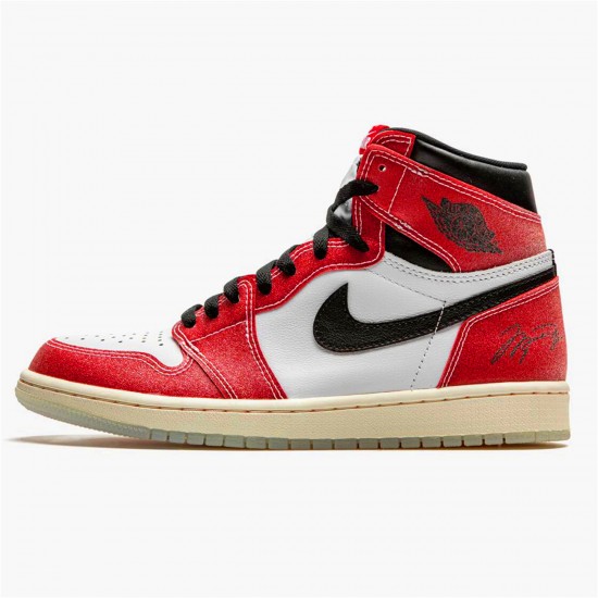 Air Jordan 1 Retro High Trophy Room Chicago DA2728 100 White Varsity Red Sail Black AJ1