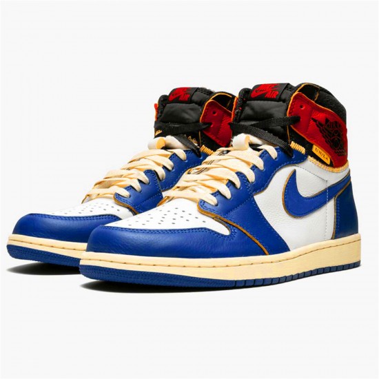 Air Jordan 1 Retro High Union Los Angeles Storm Blue WhiteStormblue Varsity Red BV1300 146 Mens AJ1