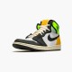 Air Jordan 1 Retro High White Black Volt University Gold 555088 118 AJ1 Shoes