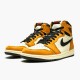 Air Jordan 1 Rookie of the Year Golden HarvestBlack Sail 555088 700 AJ1