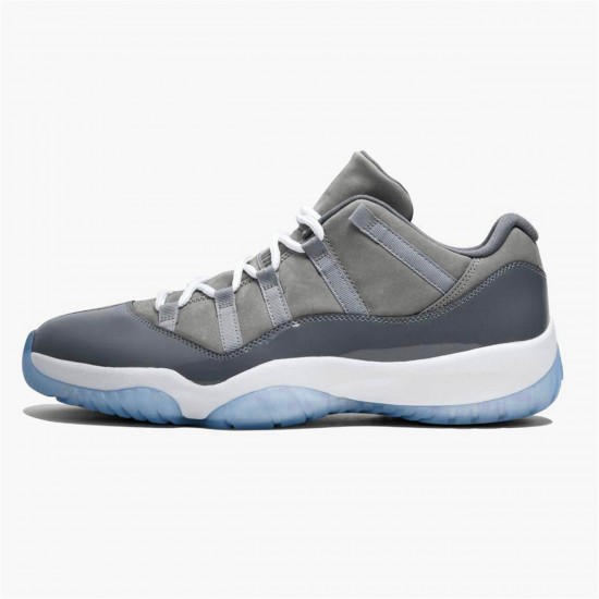 Air Jordan 11 Low Cool Grey Mens 528895 003 Medium GreyWhite Gunsmoke AJ11 Black