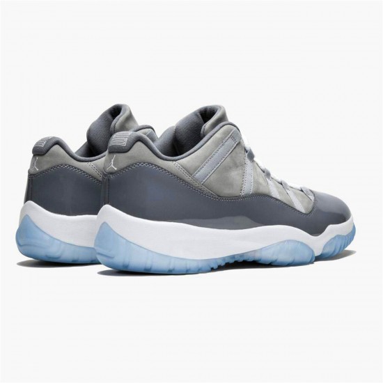 Air Jordan 11 Low Cool Grey Mens 528895 003 Medium GreyWhite Gunsmoke AJ11 Black