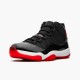 Air Jordan 11 Retro Bred Mens 378037 010 BlackVarsity Red White AJ11 Black