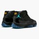 Air Jordan 11 Retro Gamma Blue Mens 378037 006 BlackGamma Blue Varsity Maize AJ11 Black