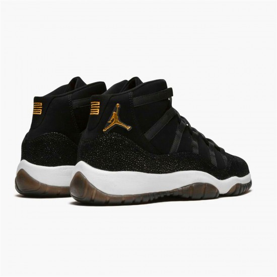 Air Jordan 11 Retro Heiress Black Stingray 852625 030 BlackMetallic Gold White AJ11 Black