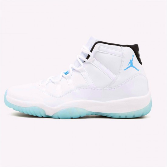 Air Jordan 11 Retro Legend Blue 2014 Mens 378037 117 WhiteLegend Blue AJ11 Black