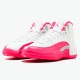 Air Jordan 12 Retro Dynamic Pink AJ12 510815 109 WhiteVivid Pink Mtllc Silver