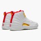 Air Jordan 12 Retro FIBA AJ12 130690 107 WhiteUniversity RedMetallic