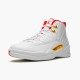 Air Jordan 12 Retro FIBA AJ12 130690 107 WhiteUniversity RedMetallic