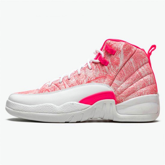 Air Jordan 12 Retro GS Arctic Pink 510815 101 White Arctic Punch Hyper Pink AJ12