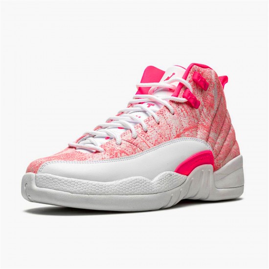 Air Jordan 12 Retro GS Arctic Pink 510815 101 White Arctic Punch Hyper Pink AJ12