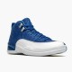 Air Jordan 12 Retro Indigo Mens AJ12 130690 404 Stone BlueLegend Blue Obsidia