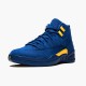 Air Jordan 12 Retro Michigan Mens AJ12 BQ3180 407 College NavyAmarillo