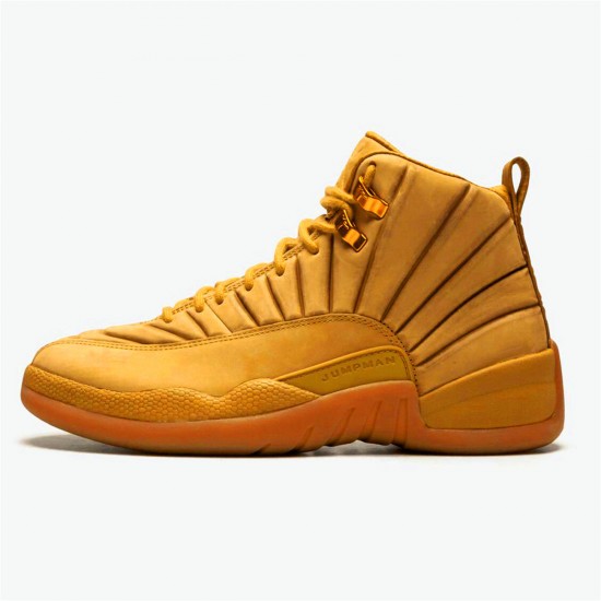 Air Jordan 12 Retro PSNY Wheat Mens AJ12 AA1233 700 WheatWheat Gum Light Brown