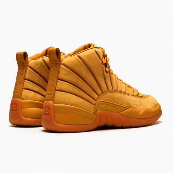 Air Jordan 12 Retro PSNY Wheat Mens AJ12 AA1233 700 WheatWheat Gum Light Brown