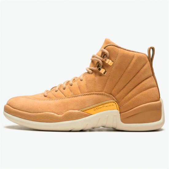 Air Jordan 12 Retro Vachetta Tan AJ12 AO6068 203 BordeauxSail Metallic Silver