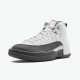 Air Jordan 12 Retro White Dark Grey Mens AJ12 130690 160 WhiteDark Grey Gym Red