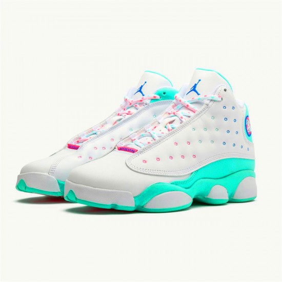 Air Jordan 13 Retro Aurora Green WhiteSoarAurora Green Digita 439358 100 AJ13