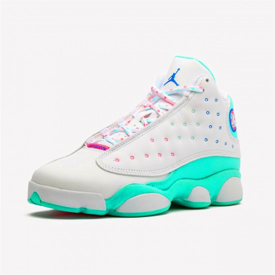 Air Jordan 13 Retro Aurora Green WhiteSoarAurora Green Digita 439358 100 AJ13