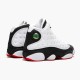 Air Jordan 13 Retro He Got Game Mens 414571 104 WhiteBlack True Red AJ13