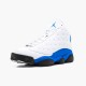 Air Jordan 13 Retro Hyper Royal Mens 414571 117 WhiteHyper Royal Black AJ13