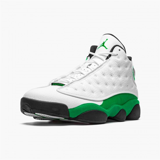 Air Jordan 13 Retro Lucky Green Mens WhiteBlack Lucky Green DB6537 113 AJ13