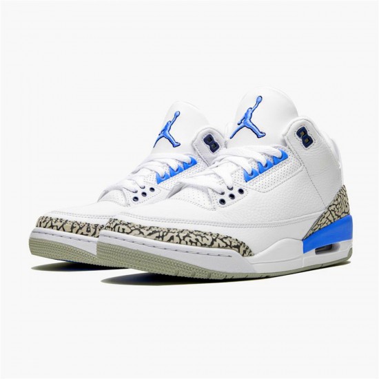 Air Jordan 3 Retro UNC CT8532 104 WhiteValor Blue Tech Gray AJ3