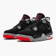 Air Jordan 4 Retro Bred 2019 Release Black Cement Grey Summit White AJ4 Shoes 308497 060