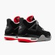 Air Jordan 4 Retro Bred 2019 Release Black Cement Grey Summit White AJ4 Shoes 308497 060