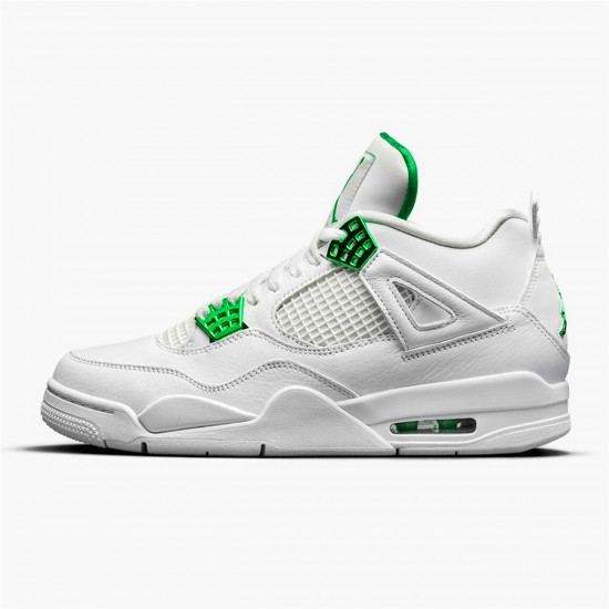 Air Jordan 4 Retro Metallic Green CT8527 113 WhiteMetallic Silver Pine Gre AJ4