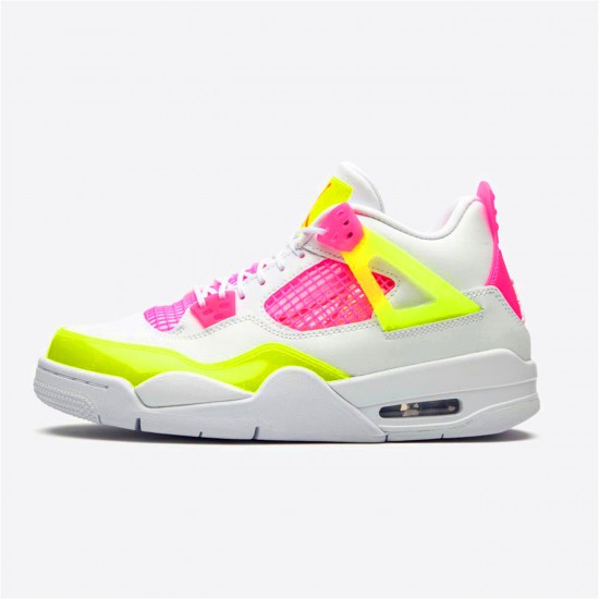 Air Jordan 4 Retro White Lemon Pink CV7808 100 WhiteLemon VenomPink Blast AJ4