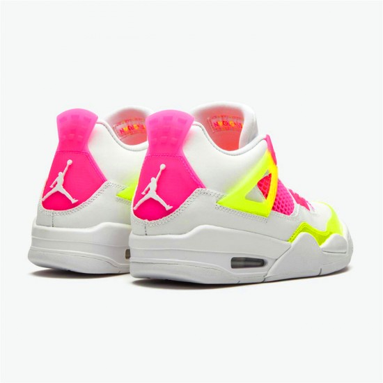 Air Jordan 4 Retro White Lemon Pink CV7808 100 WhiteLemon VenomPink Blast AJ4