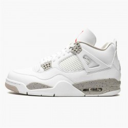 Air Jordan 4 Retro White Oreo Mens AJ4 White Gray Shoes CT8527 100