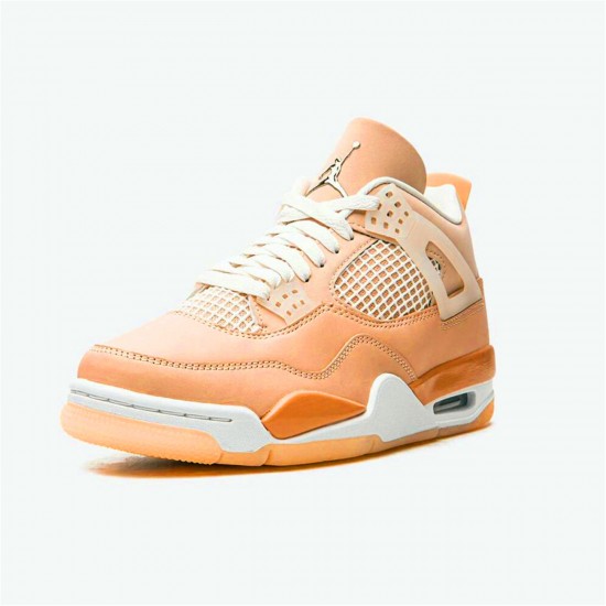 Air Jordan 4 WMNS Shimmer AJ4 Bronze Eclipse Orange Shoes DJ0675 200