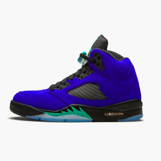 Air Jordan 5 Retro Alternate Grape Mens Grape IceBlack Clear New Emer 136027 500 AJ5