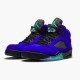 Air Jordan 5 Retro Alternate Grape Mens Grape IceBlack Clear New Emer 136027 500 AJ5