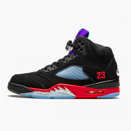 Air Jordan 5 Retro Top 3 Mens BlackFire Red Grape Ice New E CZ1786 001 AJ5