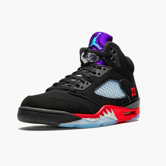 Air Jordan 5 Retro Top 3 Mens BlackFire Red Grape Ice New E CZ1786 001 AJ5