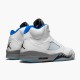 Air Jordan 5 Retro White Stealth DD0587 140 White Stealth Black Hyper Roya Mens AJ5