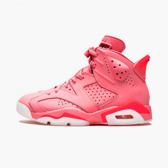 Air Jordan 6 Retro Aleali May WMNS CI0550 600 Rust PinkBright Crimson AJ11 Black