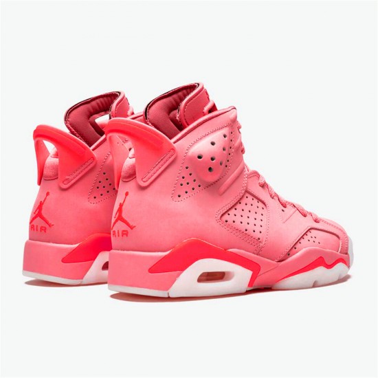 Air Jordan 6 Retro Aleali May WMNS CI0550 600 Rust PinkBright Crimson AJ11 Black