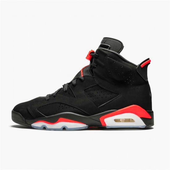 Air Jordan 6 Retro Black Infrared Mens 384664 060 BlackInfrared AJ6 Black