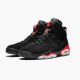 Air Jordan 6 Retro Black Infrared Mens 384664 060 BlackInfrared AJ6 Black