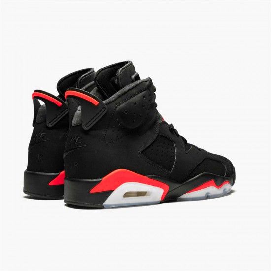 Air Jordan 6 Retro Black Infrared Mens 384664 060 BlackInfrared AJ6 Black