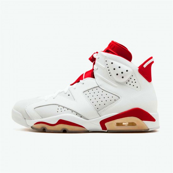 Air Jordan Retro 6 Alternate 384664 113 WhiteGym Red Pure Platinum AJ6 Black