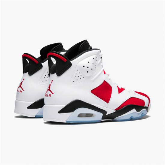 Air Jordan Retro 6 Carmine 384664 160 WhiteCarmine Black AJ6 Black