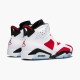 Air Jordan Retro 6 Carmine 384664 160 WhiteCarmine Black AJ6 Black